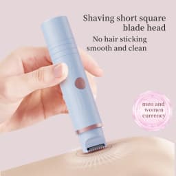 Multifunctional Female Hair Shaver Kit, USB Recharge Trimmer, Lightweight Tool for Facial, Leg and Nose Hair Care