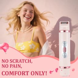 Female 2‑in‑1 Body Grooming Tool, Dual‑head Electric Shaver, Nice New Year Gift for Hair Removal Needs