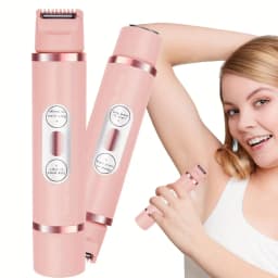 Female 2‑in‑1 Body Grooming Tool, Dual‑head Electric Shaver, Nice New Year Gift for Hair Removal Needs