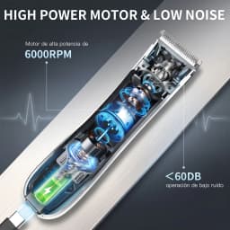 Electric Trimmer for Men's Groin Hair: Versatile Body Groomer and Waterproof Pubic Hair Trimmer with Replaceable Ceramic Blade