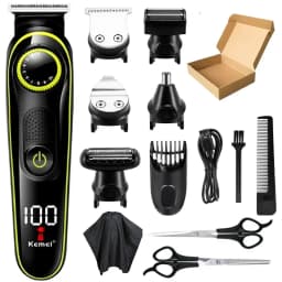 Hair Clipper Km-696 Km-691 Professional Hair Trimmer Electric Nose Beard Trimmer Razor 5 in 1 Hair Cutting Machine Trimer Cutter