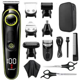 Hair Clipper Km-696 Km-691 Professional Hair Trimmer Electric Nose Beard Trimmer Razor 5 in 1 Hair Cutting Machine Trimer Cutter