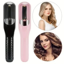 Lightweight Detachable Split End Trimmer, Cordless USB Recharge Portable Device for Family Hair Care