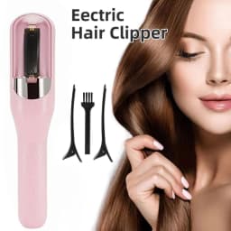 Lightweight Detachable Split End Trimmer, Cordless USB Recharge Portable Device for Family Hair Care
