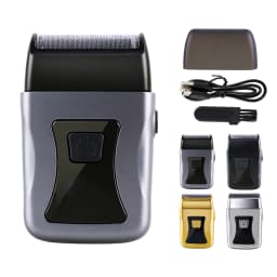 OMUONE New Electric Shaver Professional Beard Trimmer Razor Portable Mini Shaver Reciprocating Shaving Blade USB Charge for Men