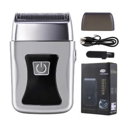 OMUONE New Electric Shaver Professional Beard Trimmer Razor Portable Mini Shaver Reciprocating Shaving Blade USB Charge for Men