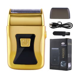 OMUONE New Electric Shaver Professional Beard Trimmer Razor Portable Mini Shaver Reciprocating Shaving Blade USB Charge for Men