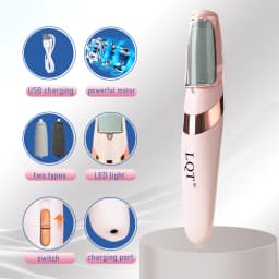 LQT Electric Foot Grinder Automatic Foot Callus Rubbing Pedicure Dead Skin Callus Remover for Foot Beauty Machine