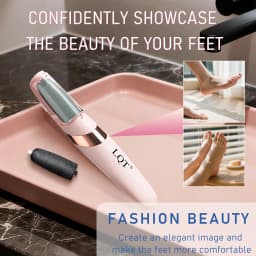 LQT Electric Foot Grinder Automatic Foot Callus Rubbing Pedicure Dead Skin Callus Remover for Foot Beauty Machine