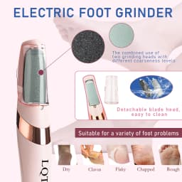 LQT Electric Foot Grinder Automatic Foot Callus Rubbing Pedicure Dead Skin Callus Remover for Foot Beauty Machine