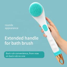 Electric Body Scrubber Shower Brush 4 Interchangeable Heads Rechargeable Bath Brush IPX6 Waterproof Body Massager Deep Cleaning