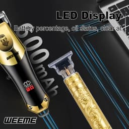 3pcs Men's Electric Hair Clipper Set Home Electric Hair Clipper Set for Home Car Travel, Father's Day Gift