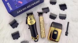 3pcs Men's Electric Hair Clipper Set Home Electric Hair Clipper Set for Home Car Travel, Father's Day Gift