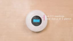 MOES Tuya ZigBee Smoke and Carbon Monoxide Detector 2-in-1 Smart CO Gas Alarm 85dB Siren Home Security App Remote Monitor Sensor