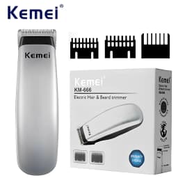 Kemei Newly Design Electric Hair Clipper Mini Portable Hair Trimmer Cutting Machine Beard Barber Razor Men Style Tools KM-666