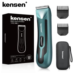 KENSEN S10 Electric Body Hair Trimmer for Men Women Balls Shaver Hair Removal Bikini Trimmer Groin Groomer Clipper Beard Razor