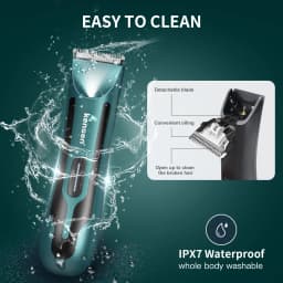 KENSEN S10 Electric Body Hair Trimmer for Men Women Balls Shaver Hair Removal Bikini Trimmer Groin Groomer Clipper Beard Razor