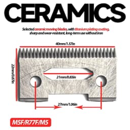 Professional Electric Hair Clipper Blade Replaced Madeshow M10 M11 R77F R55F 2020C 2020T VGR V003 POP Barbers P700 P800 Trimmer