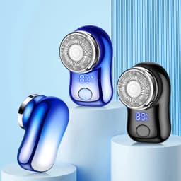 Mini Electric Shaver for Men Portable Beard Knife TYPE-C Charging Shavers Face Body Razor with Digital Power Display