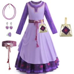 New Girls Carnival Wish Queen Amaya Cosplay Costume For Kids Birthday Party Princess Dress UP Children Role Play Fancy Outfits