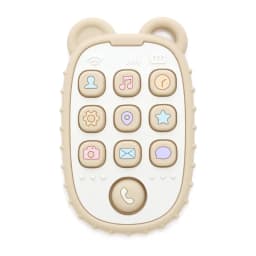 New Baby Teether Mobile Phone Shape Silicone Teether Teething Toy Kids Sensory Educational Toy Baby Gift Set