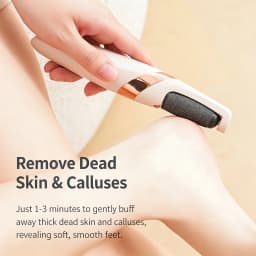 Cordless Rechargeable Electric Callus Remover, Foot File for Dry Coarse Skin Removal on Heels, for Women & Men