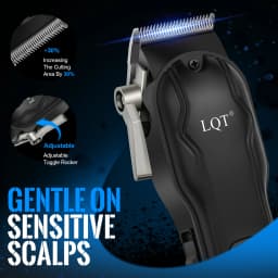 New High Quality Professional Men's Hair Clipper - High-Power Adjustable Wireless Hair Trimmer - Zero-Gap Trimmer Kit Boyfriend