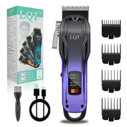 New High Quality Professional Men's Hair Clipper - High-Power Adjustable Wireless Hair Trimmer - Zero-Gap Trimmer Kit Boyfriend
