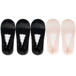 5 Pairs Socks Women's Lace Invisible Short No-Show Ankle Foot Summer Cotton Transparent White Low Cut Boat Sock