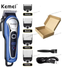Kemei Hair Clipper Km-1995 Km-2293 Km-TX10 Barber Blading Hair Cutting Machine Clipper Grooming Cordless Rechargeable Shaver