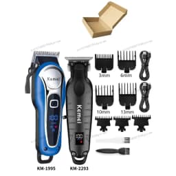 Kemei Hair Clipper Km-1995 Km-2293 Km-TX10 Barber Blading Hair Cutting Machine Clipper Grooming Cordless Rechargeable Shaver