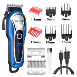 Kemei Hair Clipper Km-1995 Km-2293 Km-TX10 Barber Blading Hair Cutting Machine Clipper Grooming Cordless Rechargeable Shaver