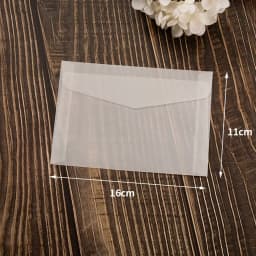 50pcs/lot Translucent Envelopes for Wedding Invitation European Style Sulfuric Acid Paper Envelope Business Storage Bag Envelope