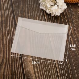 50pcs/lot Translucent Envelopes for Wedding Invitation European Style Sulfuric Acid Paper Envelope Business Storage Bag Envelope
