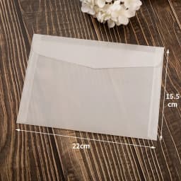 50pcs/lot Translucent Envelopes for Wedding Invitation European Style Sulfuric Acid Paper Envelope Business Storage Bag Envelope