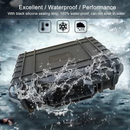 Waterproof Hard Carry Case Bag Tool Case Safety Instrument Equipment Toolbox Storage Box Organizer Safety Protector Organizer