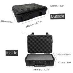 Waterproof Hard Carry Case Bag Tool Case Safety Instrument Equipment Toolbox Storage Box Organizer Safety Protector Organizer