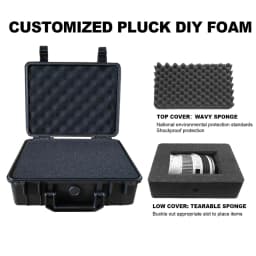Waterproof Hard Carry Case Bag Tool Case Safety Instrument Equipment Toolbox Storage Box Organizer Safety Protector Organizer