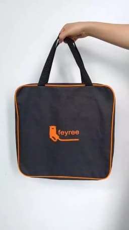 Feyree EV Charger Bag Case for Type2 Charging Cable J1772 Portable Charger EVSE Waterproof Storage Bag