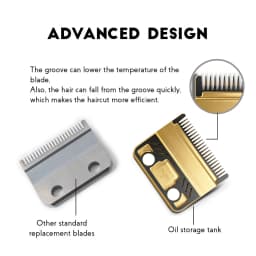 BRDCLIP Blade Original Replaceable Cutter Head for 2020C Madeshow M10 M5 Hair Clipper Titanium Plated Ceramics Blade