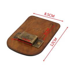 Tourbon Genuine Leather Tape Measure Holder Tool Tapes Holster Metal Clip on Belt