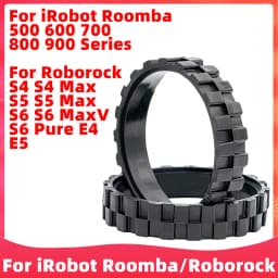 TIRES Wheels For IRobot Roomba Series 500 600 700 800 900 / Roborock S5 Max S6 MaxV S6 Pure E5 Robot Vacuum Cleaner Spare Parts