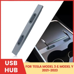 2Hole 4 Hole USB Adapter Shunt Hub for Tesla Model 3 Model Y 2021 2022 2023 High Fit Charging Cable Manager OEM Car Accessories