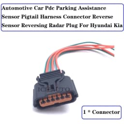 1/2/4/10 Pieces Connector of Pdc Parking Assistance Sensor Pigtail Harness Reverse Sensor Reversing Radar Plug for Hyundai Kia