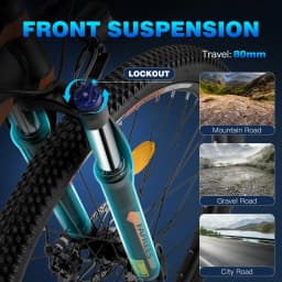 Fafrees Electric Mountain Bike for Adults 26 inch MTB E-bike with 36V 13.5Ah Removable Battery 21 Speed 55-65km Range