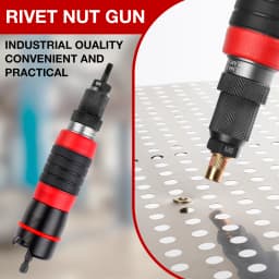 M3 M4 M5 M6 M8 M10 Home Rivet Nut Gun Converter Kit Removable DIY Nut Insert Nut Riveting Tool Cordless Electric Riveting Tool