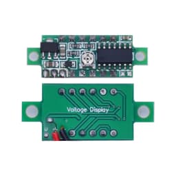 0.36 Inch 0.36" Digital Voltmeter Red Green Blue DC 0V-100V Three Lines 3 digit Voltage Panel Meter Display led Color