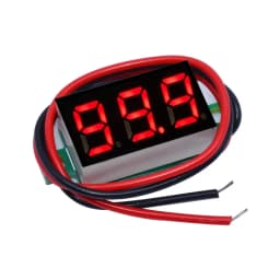 0.36 Inch 0.36" Digital Voltmeter Red Green Blue DC 0V-100V Three Lines 3 digit Voltage Panel Meter Display led Color