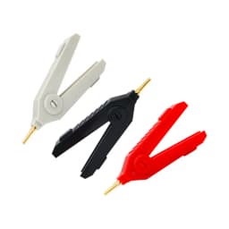 1PCS Alligator Clip 90mm Kelvin Copper Gold Plate Clip LCR Test Clip Grey/Black/Red For Precision Instruments