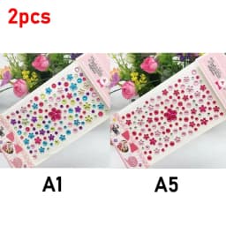 Glitter Face Stickers for Children Rhinestones for Eyes Face Diamonds Bright Stickers Festival Makeup Jewels Stickers ZS006